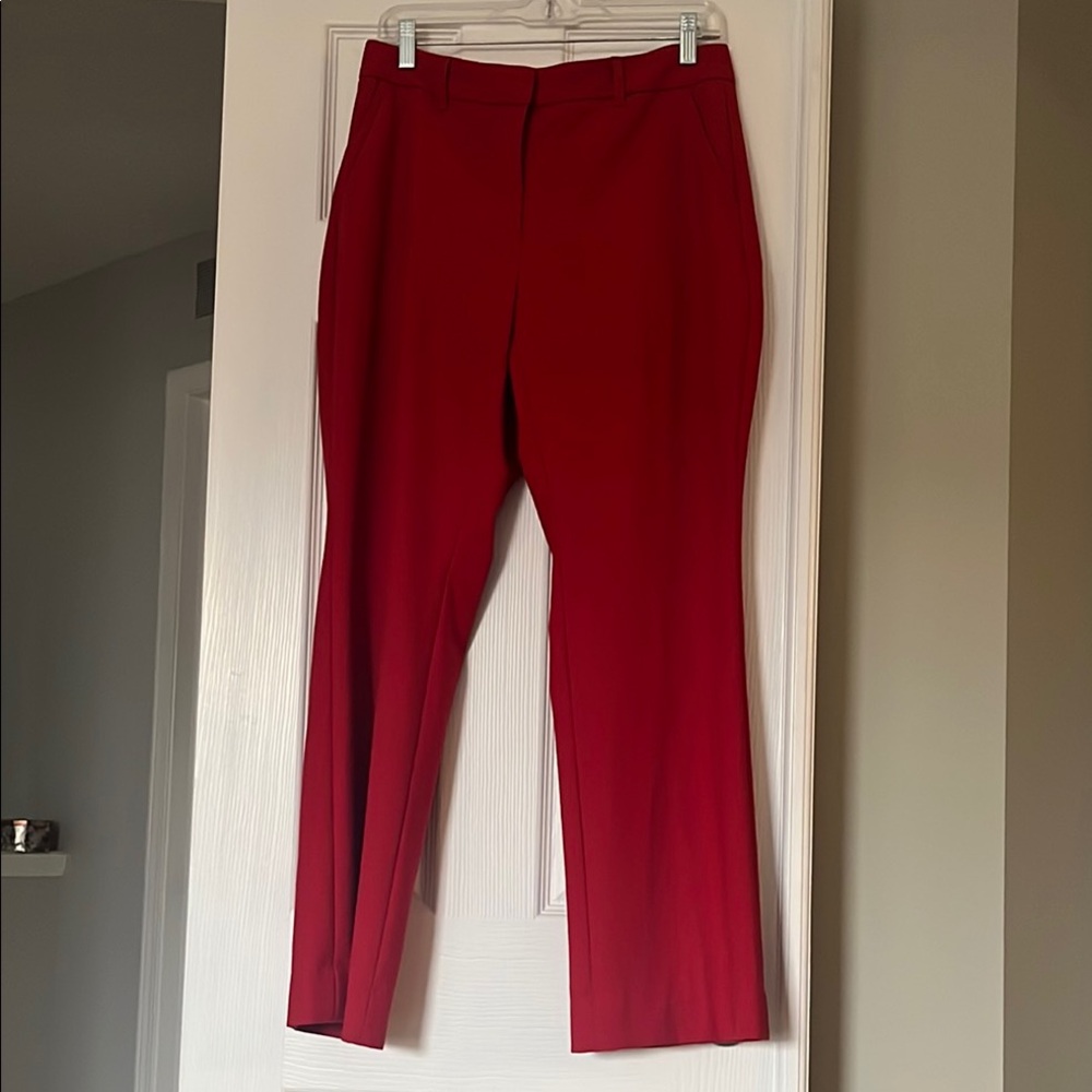 Red size 6S (curvy fit) Trousers